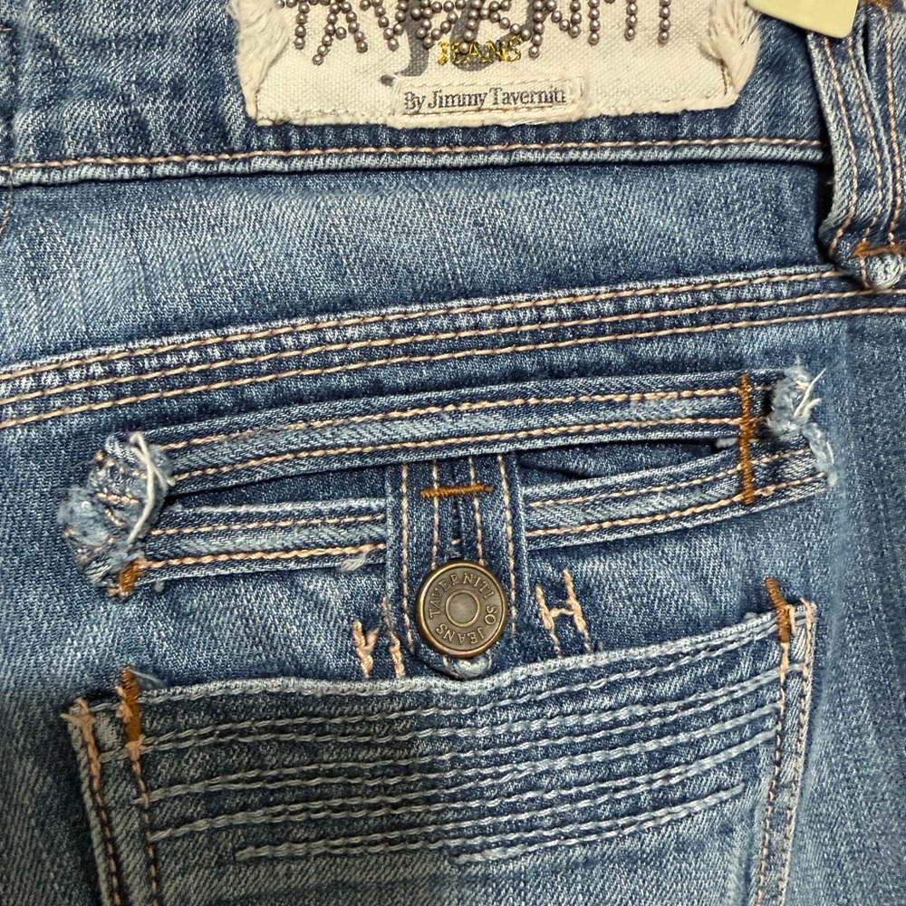 Taverniti So Jeans Women's Straight Leg in Classic Denim - Picture 5 of 5